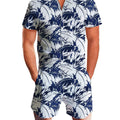 European And American Men's Summer Short-sleeved Suit