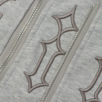 Letter Embroidered Cardigan Sweater For Men