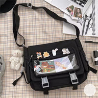 Harajuku Female Student Crossbody Bag Retro One Shoulder Bag Female