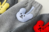 Long Sleeve Pants Suit Children Cartoon Fashion Sports Leisure