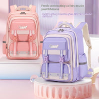 Elementary School Student Large Capacity Girl Spine-protective Backpack
