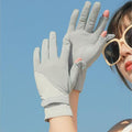 Outdoor Ice-sensitive Sun Protection Gloves For Women Summer Thin