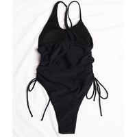 Women's Clothing Lacing Sloping Shoulder Dress