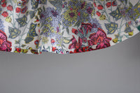 New Girls' Summer Printed Flounced Sleeve Suit Vest Shorts Two-piece Set