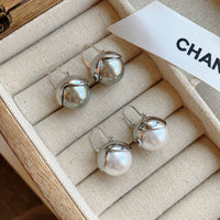 French Retro Mori Style Pearl Earrings