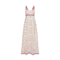 Casual Fashion Linen Printed Slip Dress