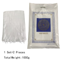 Spot Worship Scarf Pilgrimage Suit Middle East Arab Men's Solid Color Two-piece Set