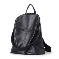 Genuine Leather Women's Large Capacity Retro Backpack