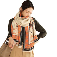 Women's Dual-use Cashmere-like Thickened Double-sided Scarf