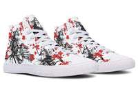 Printed Couple High-top Canvas Shoes