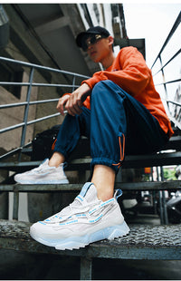 Low Top Solid Color Casual Daddy Shoes