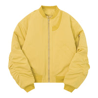 Pleated Sleeves Baggy Coat Men's Baseball Uniforms Trendy Brand Pilot Jacket Autumn And Winter