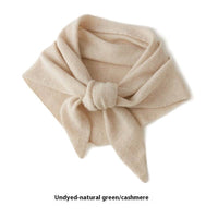 100 Pure Cashmere Knitted Outerwear Small Shawl Korean Men And Women