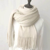 Versatile New Knitted Couple Thickened Warm Wool Scarf