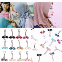 Ladies U-Stitch Pearl Clip Scarf Accessories