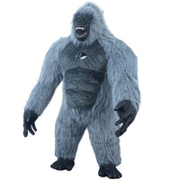 Gorilla King Kong Inflatable Costume Cartoon Figure Costume Long Hair