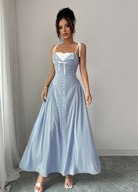 Womens Spliced Lace-trimmed Mock Two-piece Slip Dress