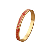 18K Vacuum-Plated Vintage Personalized Oil-Drip Titanium Steel Bracelet For Women