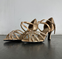 Diamond Latin Dance Shoes Women's High Heel Dancing Shoes