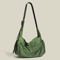 Large Capacity Casual Shoulder Nylon Waterproof Sports Style Messenger Bag