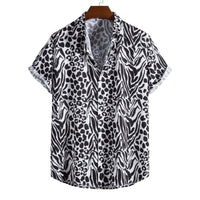 Summer New Plus Size Men's Casual Fashion 3D Digital Printing