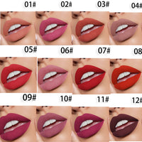 Matte Lipstick Set GIFT 12 Pieces Batch Waterproof And Long Lasting