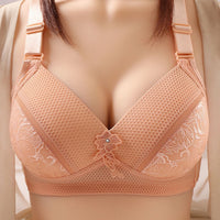 Women's Large Shoulder Strap Jacquard Underwear