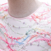 European And American Girls Mesh Lace Princess Dress Sleeveless
