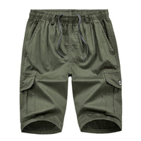 Solid Color Washed Overalls Five-point Shorts