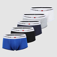 Men's Fashion Low Waist Cotton Boxers