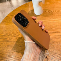 Simple Pure Color Mobile Phone Case Soft Glue