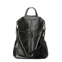 Genuine Leather Women's Large Capacity Retro Backpack