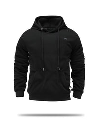 Mens Winter Fleece-Heated Hoodie With Built-In Heating Features