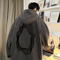 Autumn American Retro Plus Size Hooded Sweater
