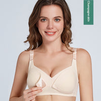 Pure Cotton, Push-up Sag-resistant Nursing Bra For Pregnancy