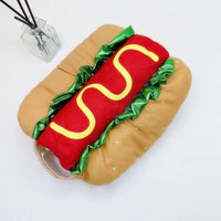 Dog Cat Dress Up Warm Carnival Christmas Hot Dog Hamburger Costume