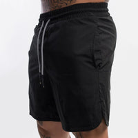 Men's Solid Color Casual Breathable Workout Shorts
