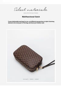 All-matching Printed Clutch Personalized Business Hand-held Bag Clip Wallet