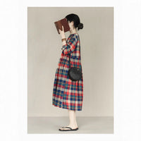 Womens Embroidery Patchwork Figure-flattering Shirt Dress