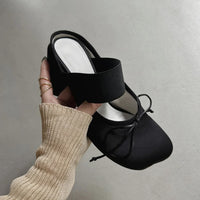 Womens Spring Summer New Arrival Mary Jane Shoes Retro Casual Chunky-Heel Ballet Flats