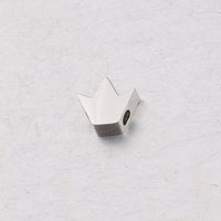 Crown Small Hole Bead Stainless Steel Mirror DIY Loose Beads