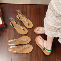 Women's Sandals New Big Rhinestone Fashion