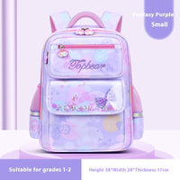 Cute Cartoon Large Capacity Spine Protection Children's Load Reducing Schoolbags