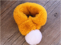 Christmas Bib Ornament Decoration Pet Saliva Towel Winter Warm Scarf