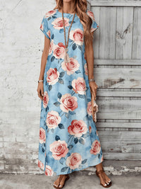 Women's Fashionable Casual Dress With Digital Print