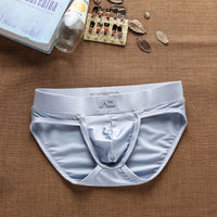 Men's Low Waist Nylon Brushed Briefs