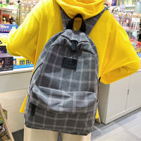 Female Middle School Students Junior High School Backpack College Students Simple Cute Schoolbag