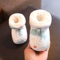 Baby Cotton Shoes Fleece-lined Thick Soft Soled Warm