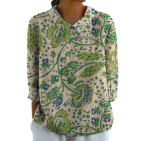 Women's Loose Casual Graffiti Printing Shirt