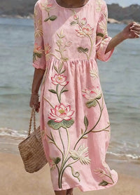 Colorful Abstract Variety Homemade Pattern Dress